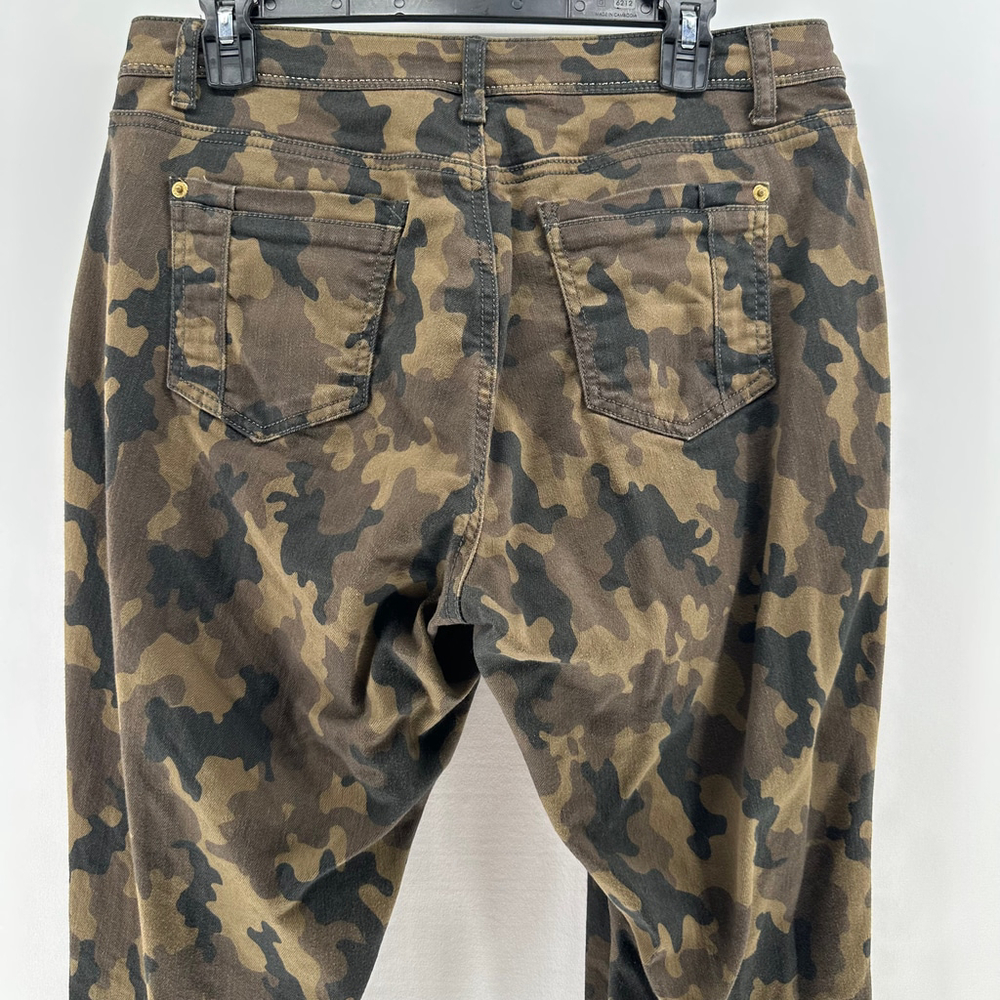 Poetic Justice MAYA SKINNY Women's 30 Curvy Fit CAMO ROCKER Stretch Jeans 12 - Picture 6 of 10